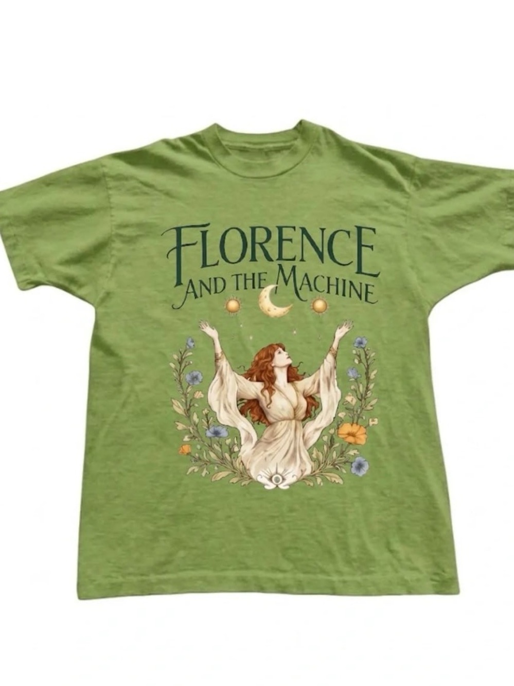 Green Florence and the Machine Graphic Tee